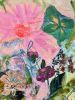 Inheritance of Flowers | Mixed Media by Megan Aujla - Line & Form Studio. Item composed of canvas and paper in contemporary or modern style