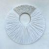 Infinitum gypsum&stone wall hanging | Mixed Media by Julia Gorbunova. Item composed of stone compatible with minimalism and contemporary style