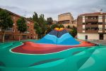 La plaza de la Pirámide | Street Murals by +Boa Mistura. Item made of synthetic
