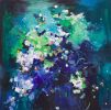 SOLD Whispers in the night | Oil And Acrylic Painting in Paintings by Art by Geesien Postema. Item made of canvas