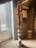 Totem architectural ceramic sculpture for interiors | Sculptures by Ingrid Vermulst by Studio Wild Orange