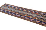 Vintage Moroccan Runner with Polychromatic Geometric Pattern | Area Rug in Rugs by Rug and Kilim