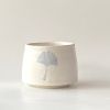 Handmade Gingko Leaf Tea Cup, Porcelain Cup with Leaf Motif | Drinkware by cursive m ceramics. Item made of stoneware
