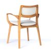 Post-Modern Style Aurora Chair in Sculpted Solid Wood | Armchair in Chairs by SIMONINI. Item composed of wood and leather