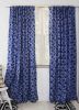 Blue Flowers | Curtain in Curtains & Drapes by ichcha. Item made of fabric