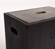 the apple box | Side Table in Tables by Ashley Botten Design. Item composed of walnut and stone
