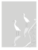 Gene Babrera Limited Edition Print Patient Egrets | Prints by Richard Gene Barbera. Item made of paper