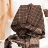 Treacle Queen Size Brown Bedspread In Organic Cotton | Bed Spread in Linens & Bedding by Studio Variously