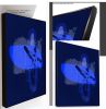 The Bluest Of Blues | Prints by Linda lhermite. Item composed of canvas and metal in mid century modern or contemporary style