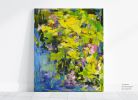 Abstract Art Print - Pond | Prints by YANGYANG PAN. Item composed of canvas in contemporary or modern style