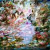 original oil painting | Decorative Objects by Darlene J. Winfield. Item composed of canvas in contemporary or art deco style