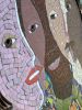 Three Women of America | Mosaic in Art & Wall Decor by Gila Mosaics Studio. Item made of ceramic with glass