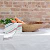 XXL 28" Oval Salad Wood Bowl, Table Decor | Serving Bowl in Serveware by TerraKlay. Item made of wood compatible with contemporary and country & farmhouse style