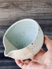 Seafoam - Katakuchi Tea Bowl | Dinnerware by Tomoko Ceramics. Item made of stoneware works with japandi & modern style