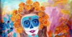 Luz en el camposanto (2024) | Oil And Acrylic Painting in Paintings by Elena Parau. Item made of paper compatible with boho and country & farmhouse style