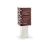 Exigen by Mnima. Table Light Sculpted from Solid Aluminum. | Table Lamp in Lamps by mnima. Item made of aluminum & leather