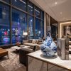 Museum Grade Handmade Blue White Nine-Dragon Vase | Vases & Vessels by Dynasty Artisan. Item composed of ceramic compatible with contemporary and eclectic & maximalism style