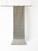 Handwoven Woolen Green & White Runner Rug | Rugs by Evergreen Carpets. Item composed of wool in boho or minimalism style