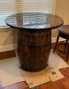 Wine barrel bar table | Side Table in Tables by Peach State Sawyer Services