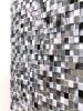 Various "Pixel" and "Weave" Mosaic Wall Sculptures | Wall Hangings by Michael Curry Mosaics | ProMedica Toledo Hospital in Toledo. Item made of glass