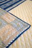 Indigo Statement Single Quilt | Linens & Bedding by Jaipur Bloc House. Item composed of cotton