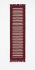 Handwoven Woolen Maroon Runner Rug | Rugs by Evergreen Carpets. Item made of wool works with boho & minimalism style