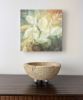 "Whispers of Nature 3" - Abstract Floral Art | Oil And Acrylic Painting in Paintings by Lynette Melnyk. Item made of canvas compatible with mid century modern and contemporary style