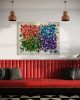 Bougie | Oil And Acrylic Painting in Paintings by Shiri Phillips Designs. Item made of canvas compatible with boho and mid century modern style
