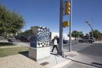 Big Skies | Street Murals by Amy Cheng | Downtown Odessa in Odessa. Item made of synthetic