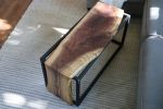 Live-Edge Walnut Waterfall Bench/coffee table | Benches & Ottomans by Hazel Oak Farms. Item made of wood