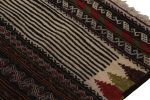 Vintage Afghan Tribal Kilim in Brown with Geometric Patterns | Area Rug in Rugs by Rug and Kilim