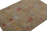 Rug & Kilim’s Spanish European Rug in Beige with Floral | Area Rug in Rugs by Rug and Kilim