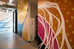 Flow Mural at Google | Murals by Strider Patton | Google HQ, Mountain View, CA in Mountain View. Item composed of synthetic