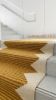 Handwoven Wool Yellow Stripe Stair Runner | Runner Rug in Rugs by Evergreen Carpets. Item made of wool compatible with boho and minimalism style