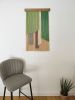 Papiro #1 | Tapestry in Wall Hangings by Pepita Topos Studio. Item composed of wood and wool in boho or minimalism style