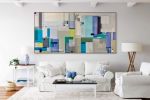 Joy in Being, 48" x 96", Acrylic on Canvas | Oil And Acrylic Painting in Paintings by Shilo Ratner. Item made of canvas works with minimalism & contemporary style