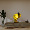 Forest Flow | Lighting by Niksa Design. Item composed of wood & paper compatible with boho and japandi style