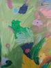 Amuse | Oil And Acrylic Painting in Paintings by Parineeta Patel- Nature Inspired Cosmic Abstracts. Item composed of canvas in eclectic & maximalism or coastal style