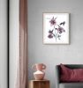 Hellebore No. 36 : Original Watercolor Painting | Paintings by Elizabeth Becker. Item composed of paper in boho or minimalism style