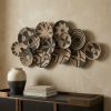 Dark Gray Big African Wall Plates Set Of 13 For Living Room | Decorative Plate in Decorative Objects by Sarmal Design. Item composed of bamboo and cotton in boho or mid century modern style