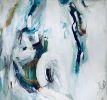 Adrift 1 🔴 | Oil And Acrylic Painting in Paintings by Darlene Watson Abstract Artist. Item composed of canvas & synthetic
