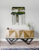 Facet Console | Console Table in Tables by Housefish | Private Residence | Denver, CO in Denver. Item made of wood with brass