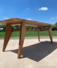 Mid-Mod Dining Table | Tables by TRH Furniture. Item made of wood