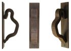 Railroad Anchor Door Pull on Steel Escutcheon 9" x 2" | Hardware by RailroadWare Lighting Hardware & Gifts. Item made of steel works with industrial style