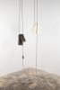 Melo Lamp - Black Ceramic Pendant Lamp For Mood Lighting | Table Lamp in Lamps by Catalin Filip. Item made of ceramic works with boho & eclectic & maximalism style