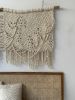 Hope 003 | Macrame Wall Hanging in Wall Hangings by Ana Salazar Atelier. Item made of wood with cotton works with boho & contemporary style