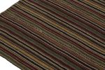 Vintage Shahsavan tribal Persian Kilim rug, with Stripes | Area Rug in Rugs by Rug and Kilim