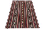 1950s Vintage chaput Kilim rug in Red and Brown, Multicolor | Area Rug in Rugs by Rug and Kilim
