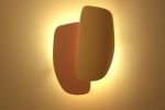 Clipper 2 | Layered Architectural Ceramic Wall Sconce | Sconces by Naaya Studio. Item composed of metal and stoneware in minimalism or contemporary style