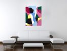 Cross | Oil And Acrylic Painting in Paintings by Kotaro Machiyama. Item made of canvas works with japandi & art deco style